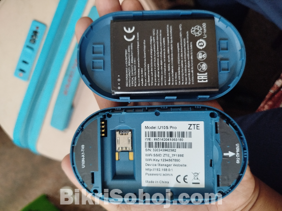 ZTE U10S Pro Pocket Wifi Router